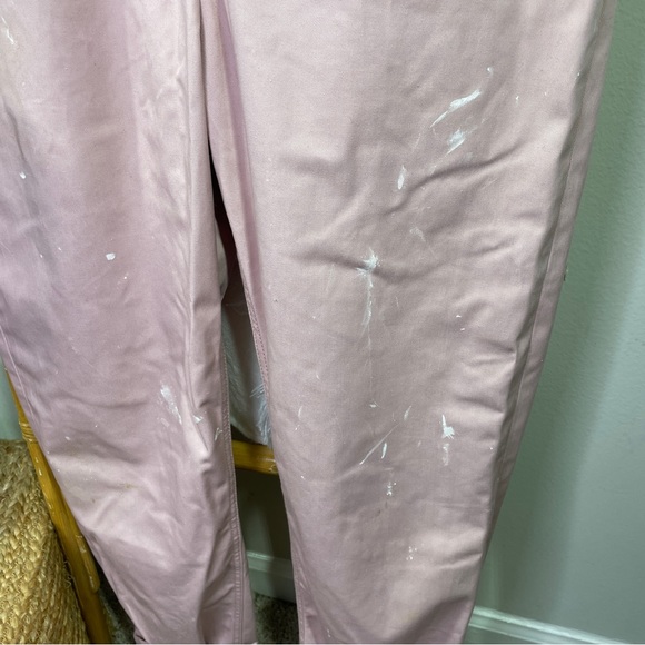 M.C. Overalls Pink Short Sleeve Collard Overalls sz S - Picture 5 of 10